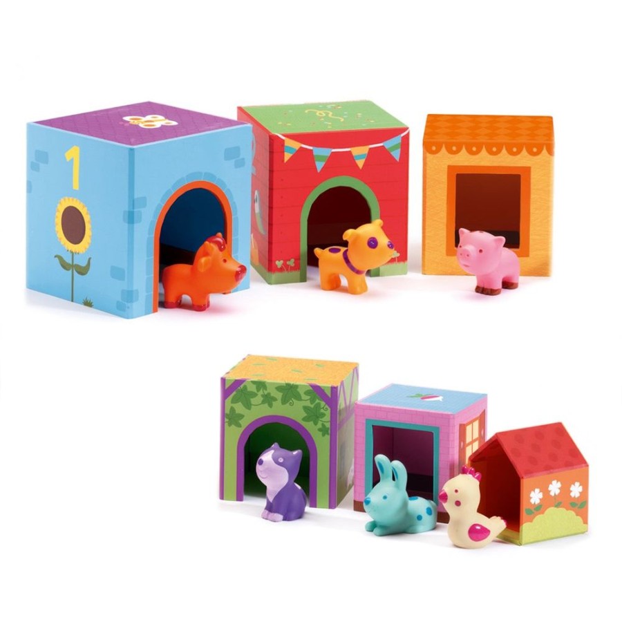 Djeco Djeco Topanifarm - Farm Animals Stacking Blocks | Kids Art Crafts4Kids Gift Vouchers