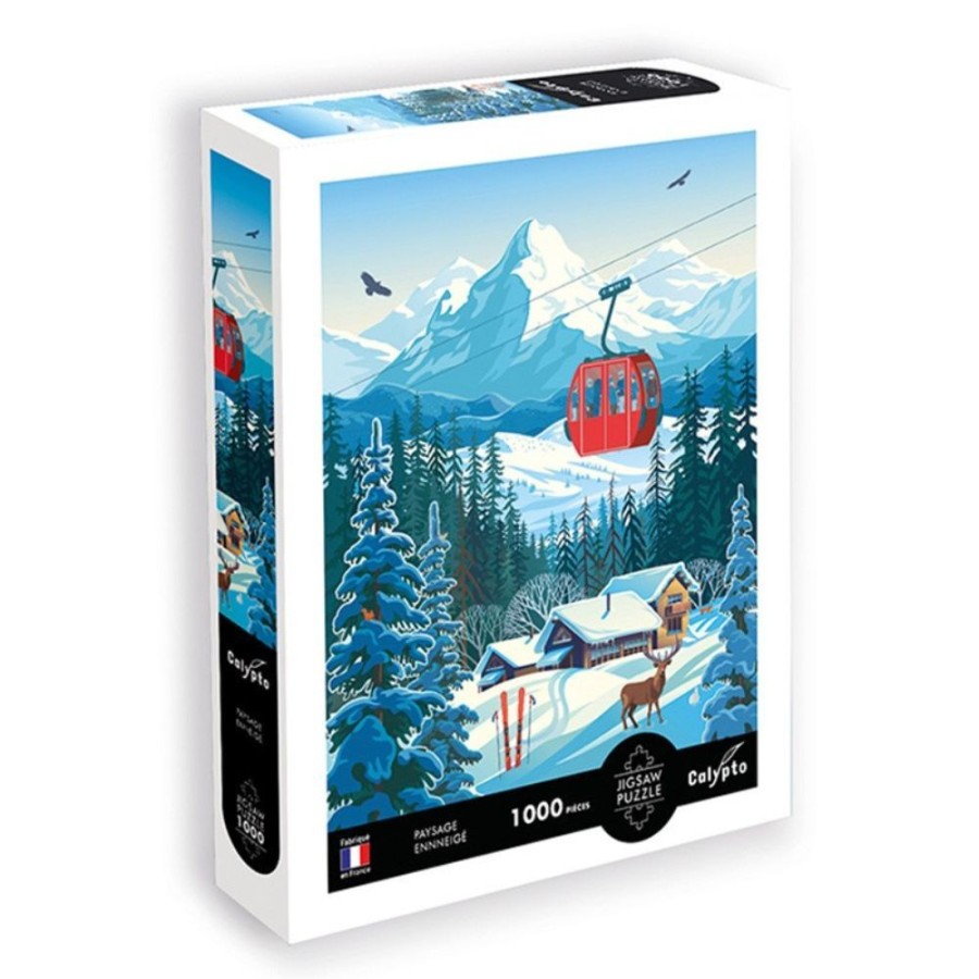 CalyptoNEW! Calypto Jigsaw Puzzle 1000 Piece - Snowy Landscape | Toys 1000 Piece Jigsaw Puzzles