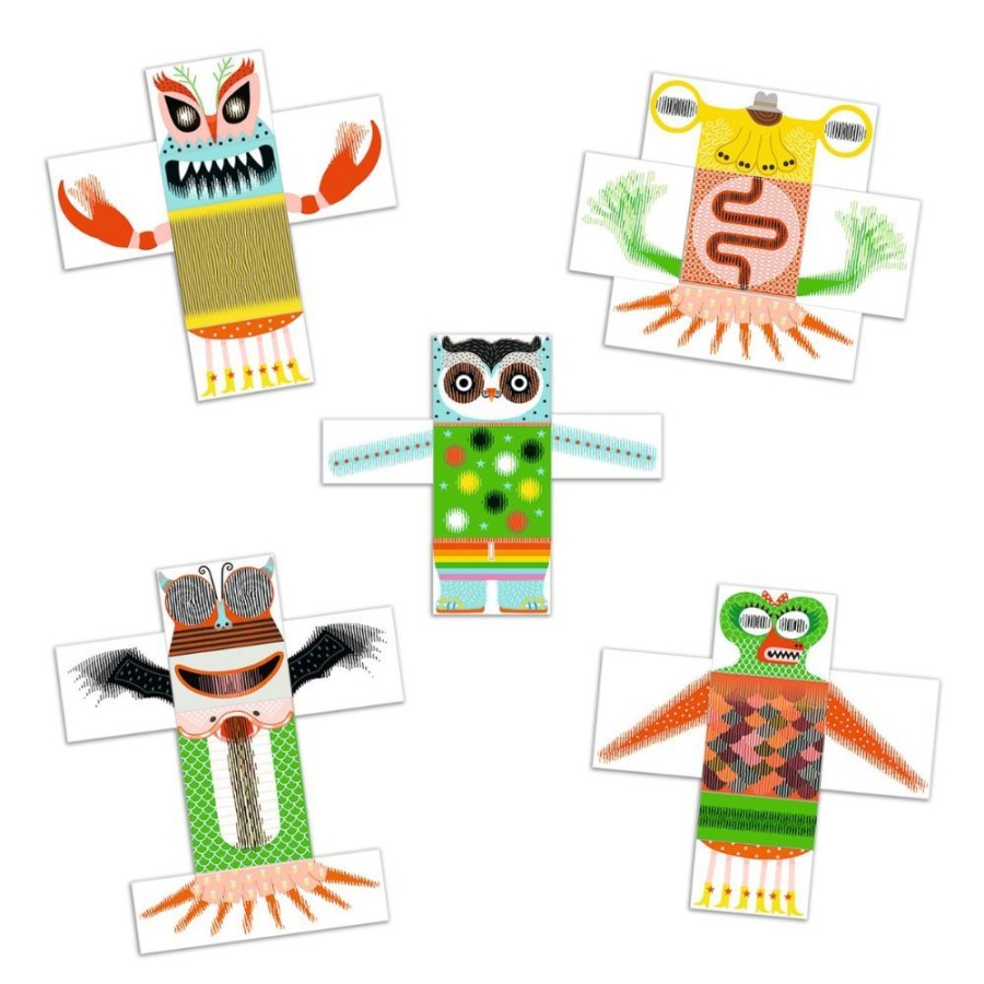 Djeco Djeco Kinoptik - Rigolomonster | Crafts For Kids Making & Modelling