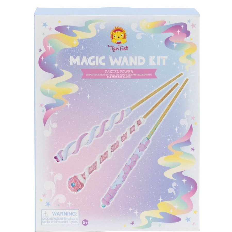 Tiger Tribe Tiger Tribe Magic Wand Kit - Pastel Power | Crafts For Kids Play Dough & Modelling Clay