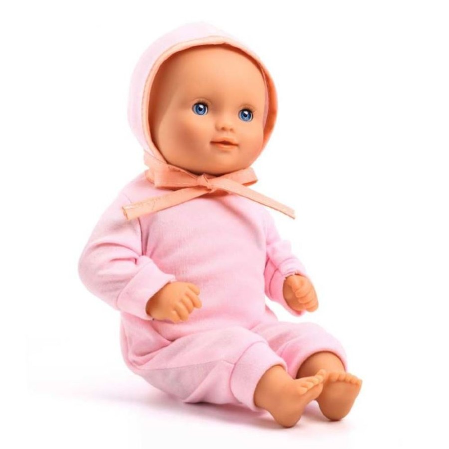 Djeco Djeco Pomea - Lilas Rose Baby Doll - Suitable From 18 Mths | Toys Imaginative Play