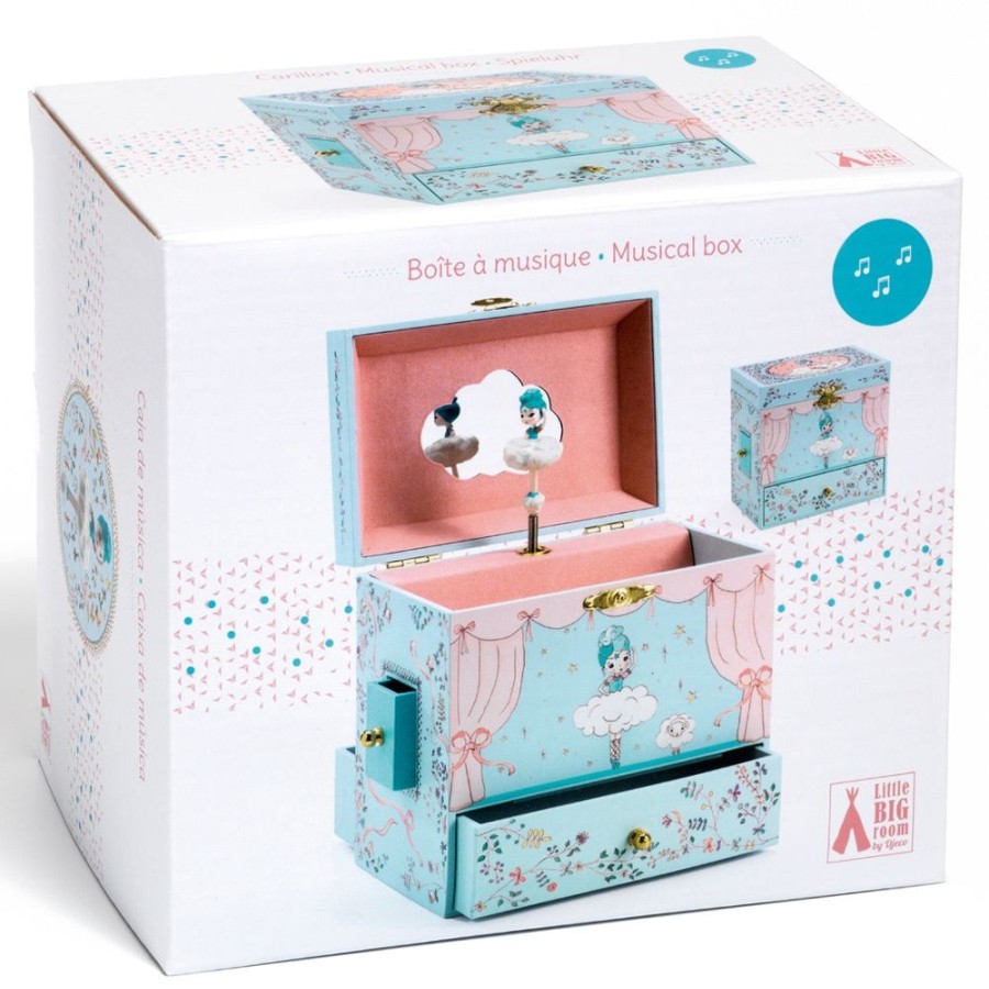 Djeco Djeco Music Box - Ballerina On Stage | Kids Room Musical Boxes