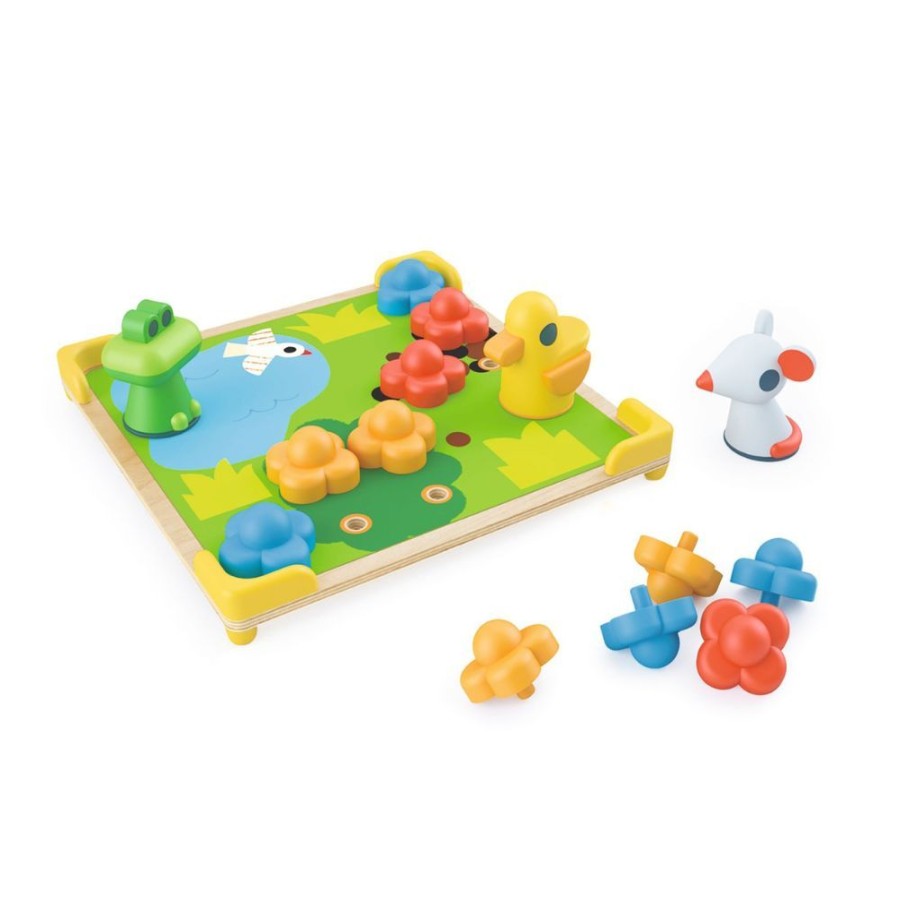 Djeco Djeco Mosaico - Ducky & Co Wooden Game For Toddlers 2 Yrs + | Toys Preschool Toys