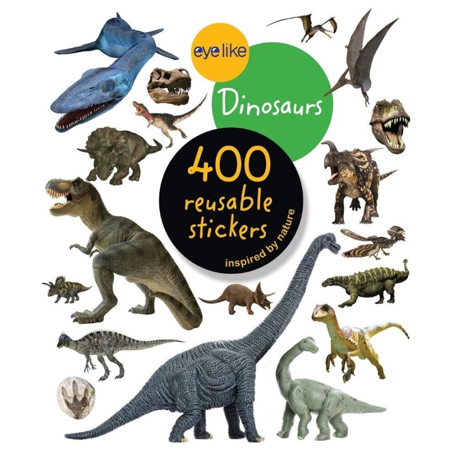 House Of Marbles 400 Reusable Dinosaur Stickers | Crafts For Kids Stickers And Transfers