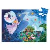 Djeco Djeco Silhouette Puzzle Fairy & Unicorn | Toys Jigsaw Puzzles