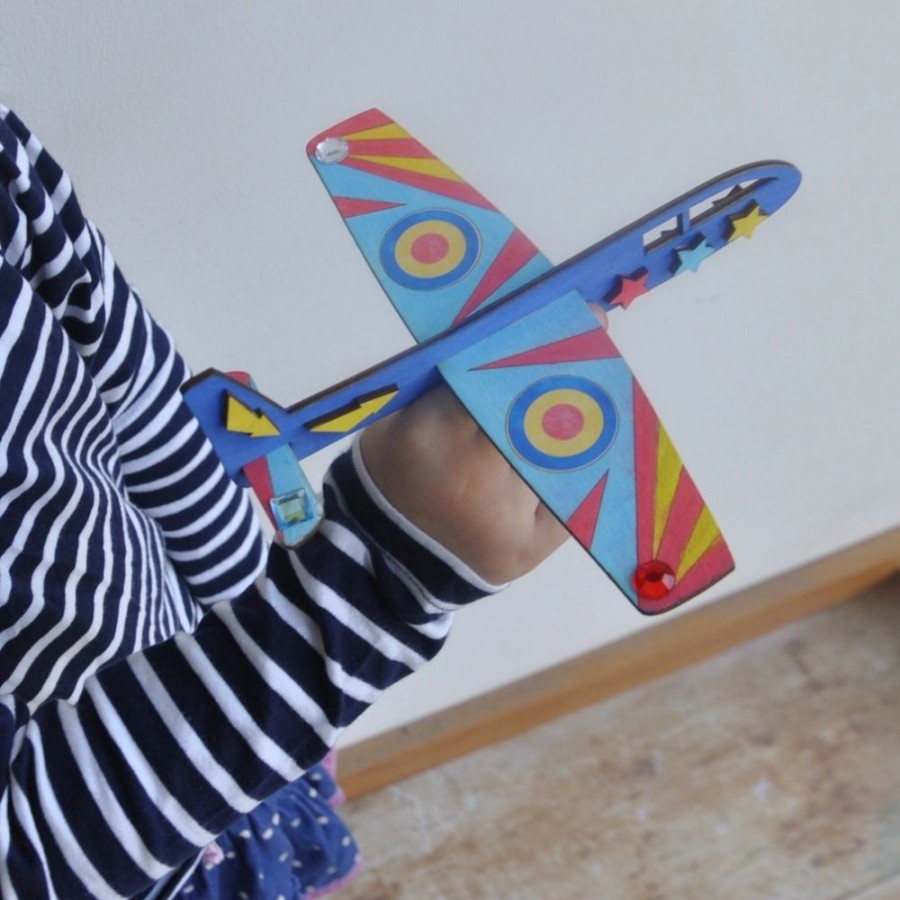 Cotton Twist Cotton Twist Create Your Own Plane | Toys Wooden Toys & Games