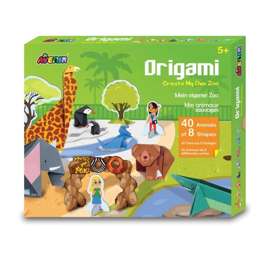 Avenir Arts and Crafts Avenir Origami Kit - Create My Own Zoo | Crafts For Kids Crafts For Boys