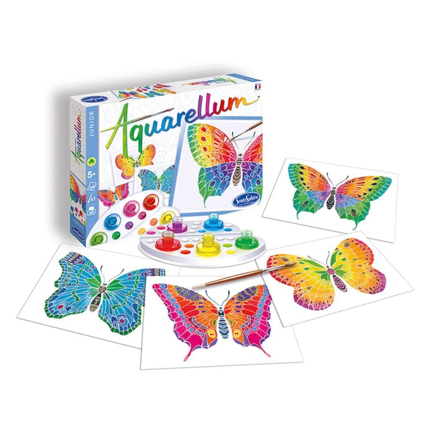 Aquarellum Aquarellum Junior Butterflies | Kids Art Painting By Numbers