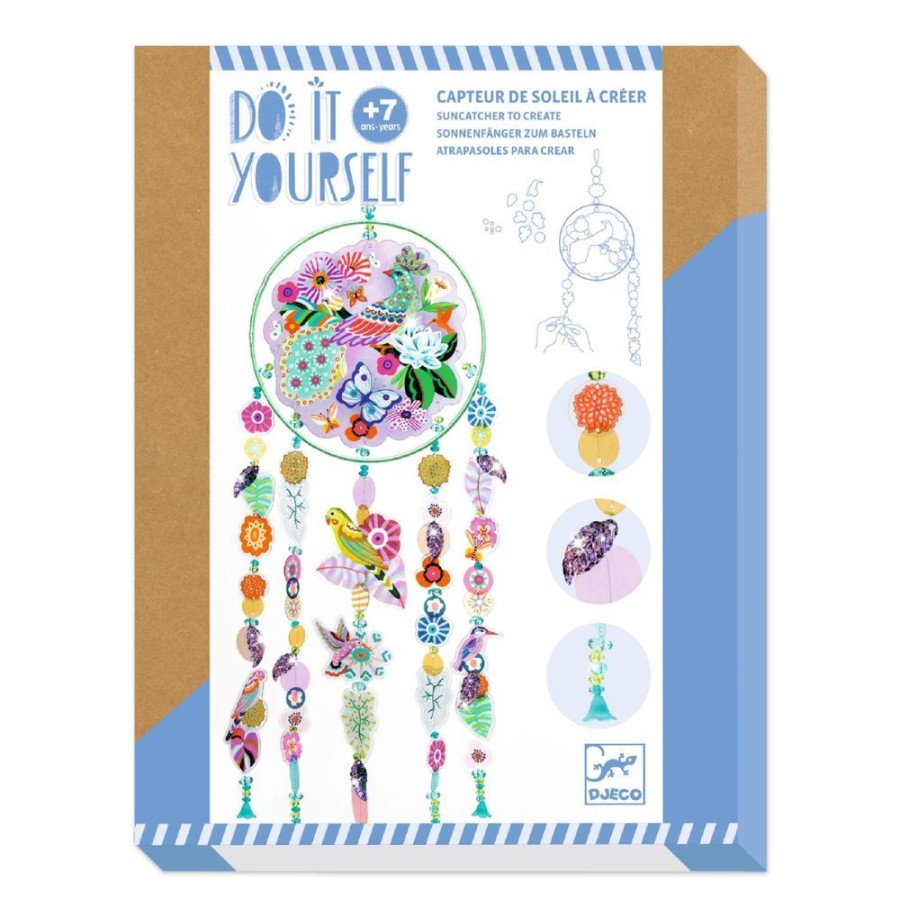 Djeco Djeco Do It Yourself - Suncatcher To Create 7 Yrs + | Crafts For Kids Creative Kits For Older Children