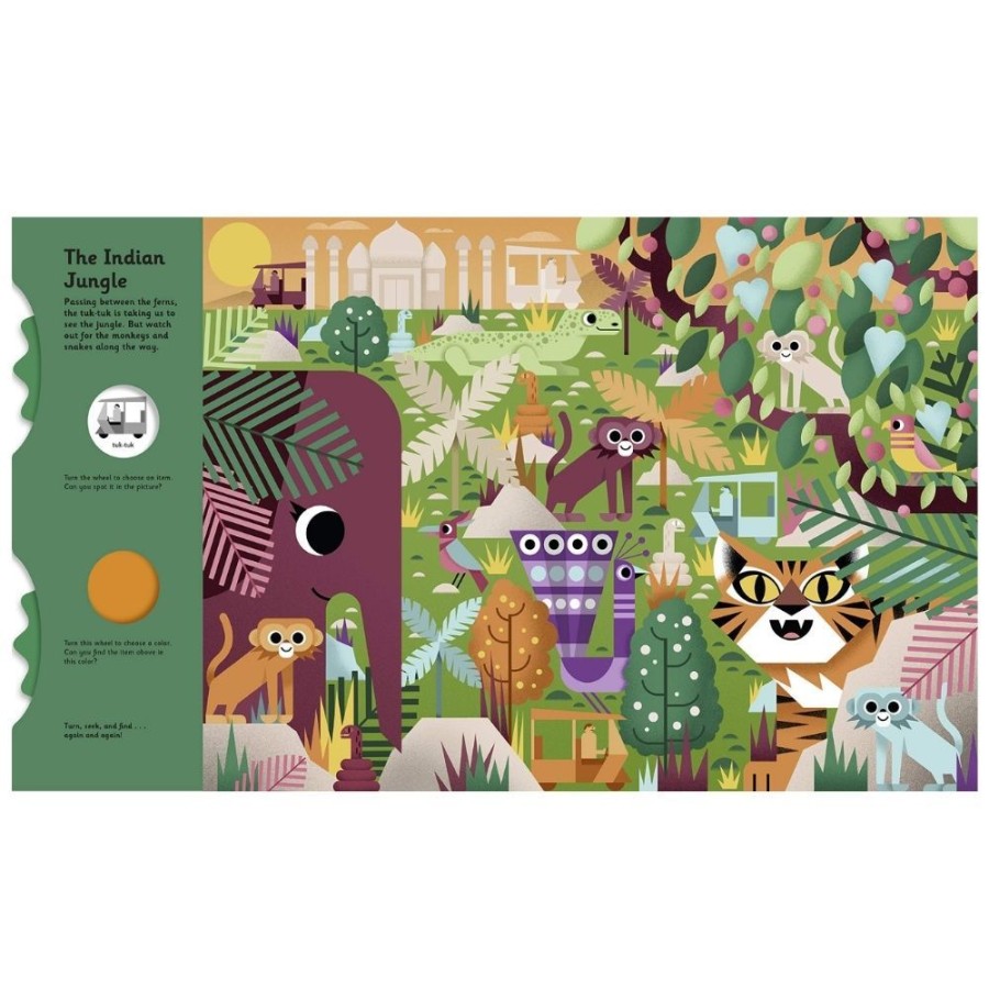 Petit Collage Twirl, Seek & Find - Habitats | Toys Books