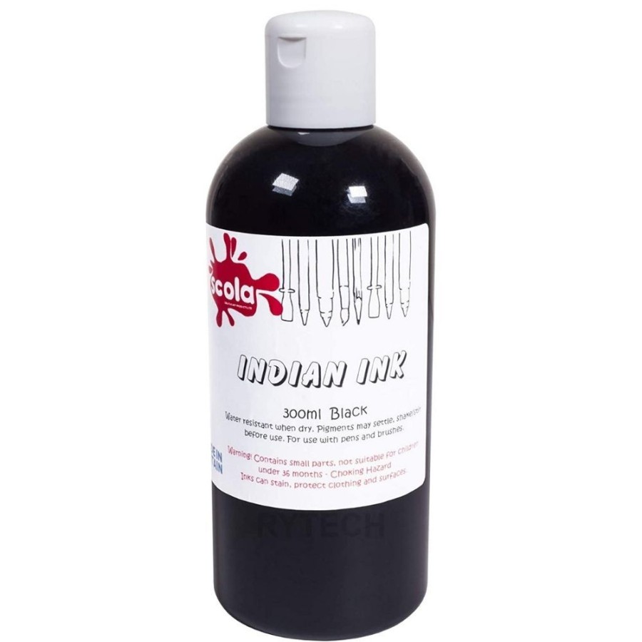 Scola Scola Indian Ink 300Ml - Black | Kids Art Art Supplies And Easels