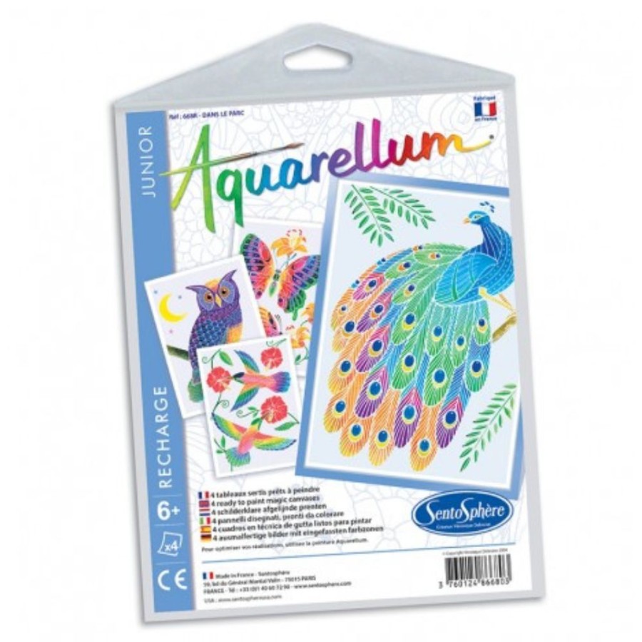 Aquarellum Aquarellum Junior In The Park - Refills | Kids Art Painting Sets And Colouring By Numbers