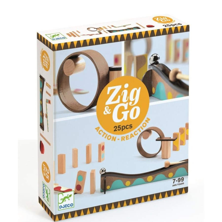 Djeco Djeco Zig & Go - 5642 25 Pieces | Toys Building Toys