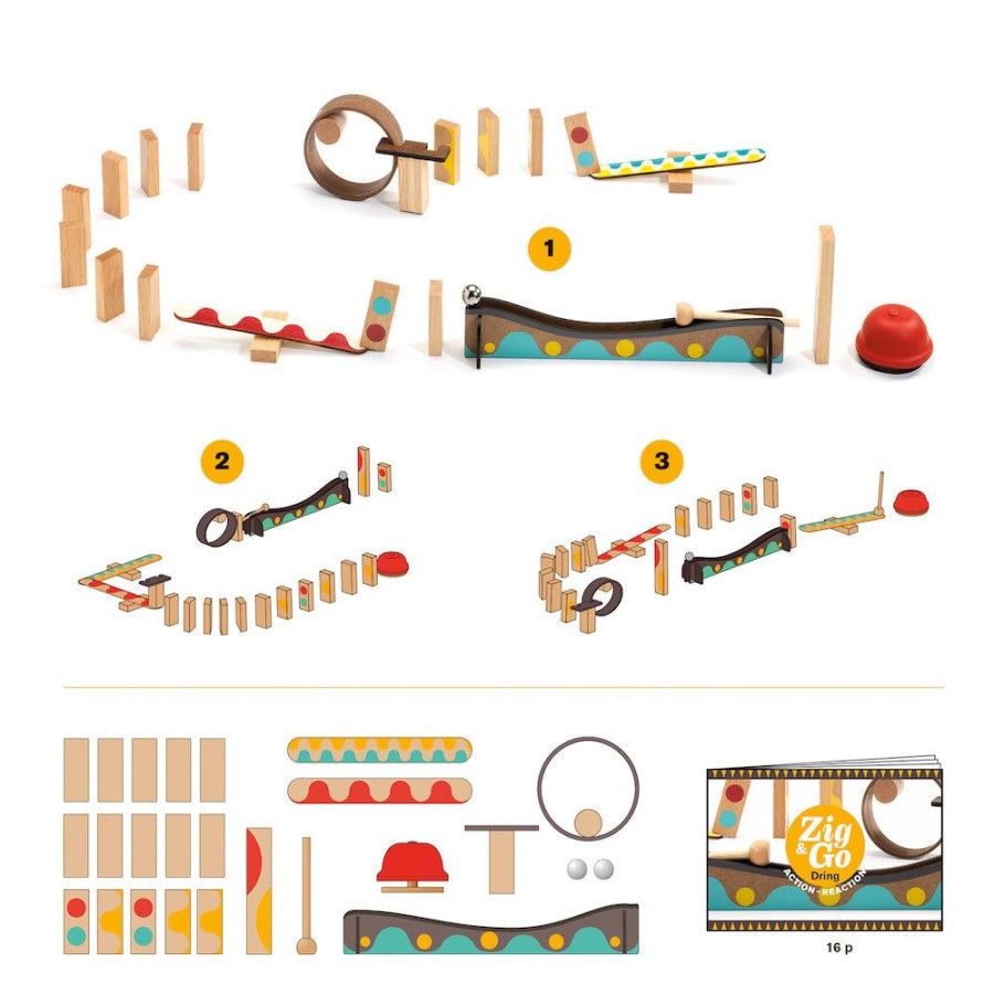 Djeco Djeco Zig & Go - 5642 25 Pieces | Toys Building Toys