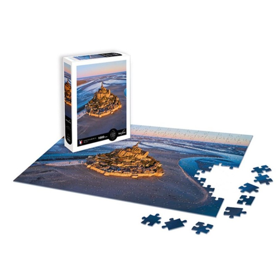 CalyptoNEW! Calypto Jigsaw Puzzle 1000 Piece - Mont-Saint-Michel, Normandy | Toys Jigsaw Puzzles