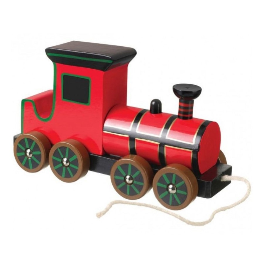 Orange Tree Toys Orange Tree Toys Pull Along Wooden Steam Train | Toys Wooden Pull And Push Toys