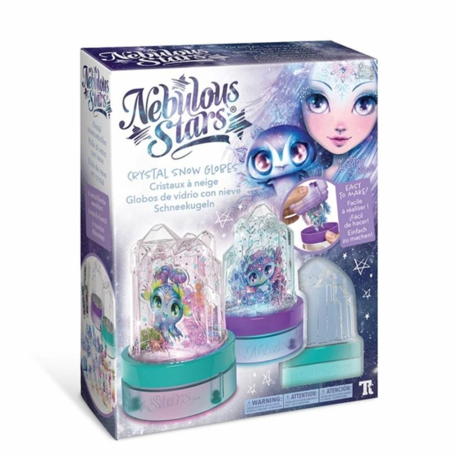 Djeco Nebulous Stars - Crystal Snow Globes | Crafts For Kids Creative Kits For Older Children