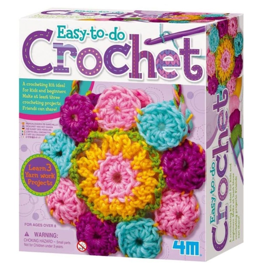 4M 4M Children'S Crochet Art | Sew & Knit Childrens Knitting Kits