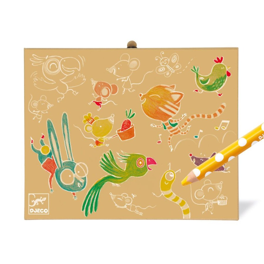 Djeco Box Of Colours For Toddlers By Djeco | Kids Art Art Supplies And Easels