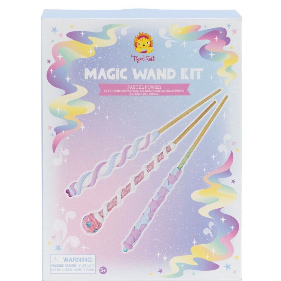 Tiger Tribe Tiger Tribe Magic Wand Kit - Pastel Power | Crafts For Kids Making & Modelling