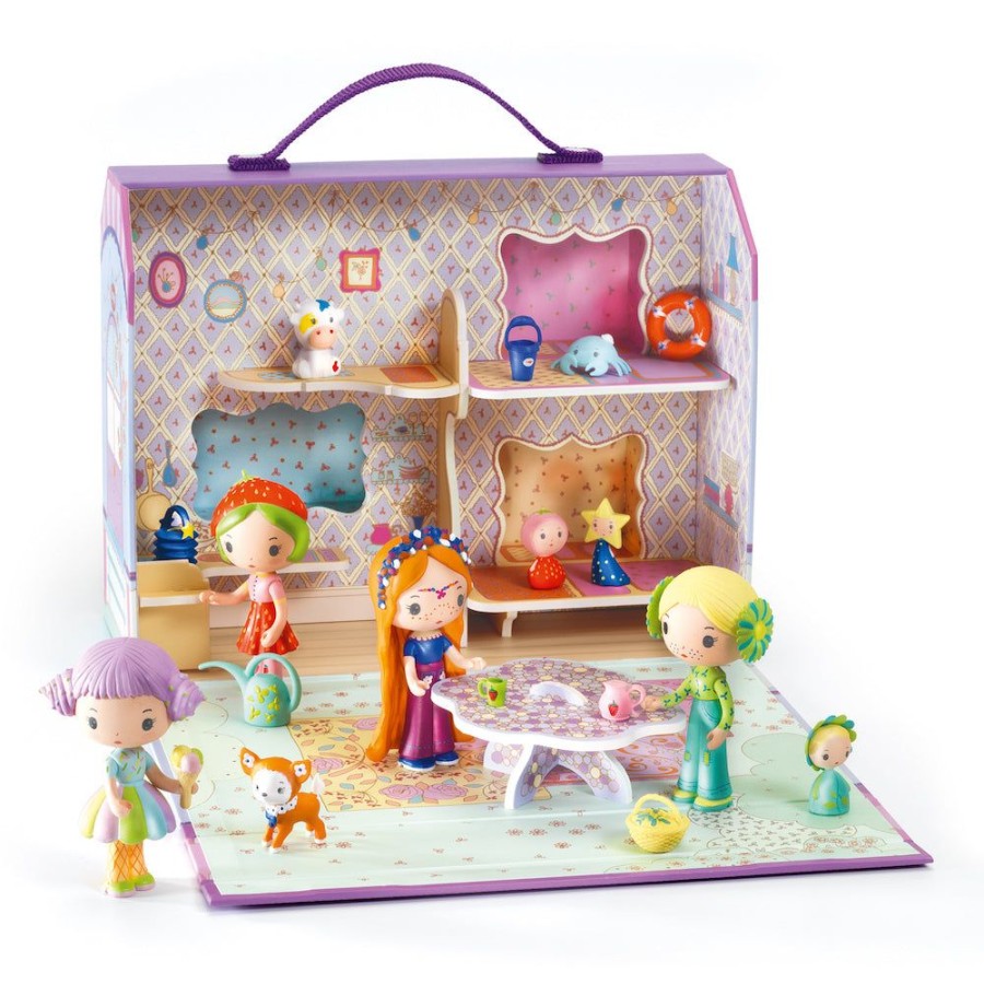 DJECO - By Collection Djeco Tinyly Bluchka & Indie House | Toys Dolls, Dolls Houses & Playsets