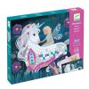 Djeco Djeco Mosaic, The Enchanted World - Unicorn Mosaic Kit 6 Yrs + | Crafts For Kids Mosaics For Kids