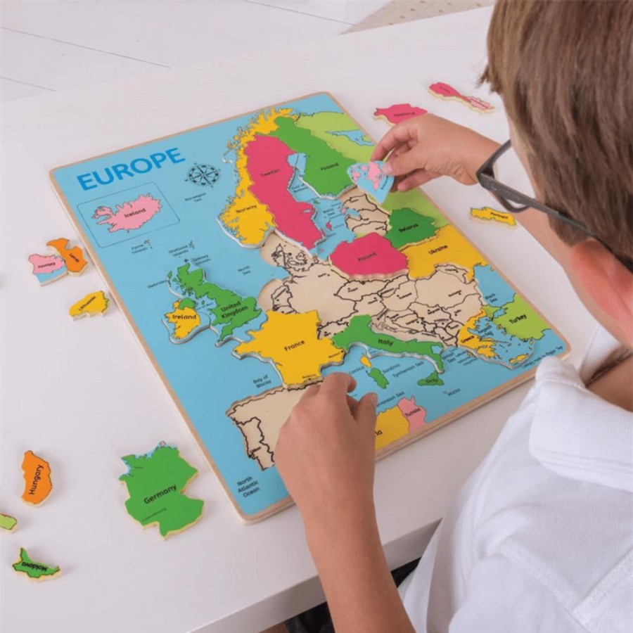 Bigjigs Toys Bigjigs Toys Europe Inset Puzzle | Toys Wooden Puzzles