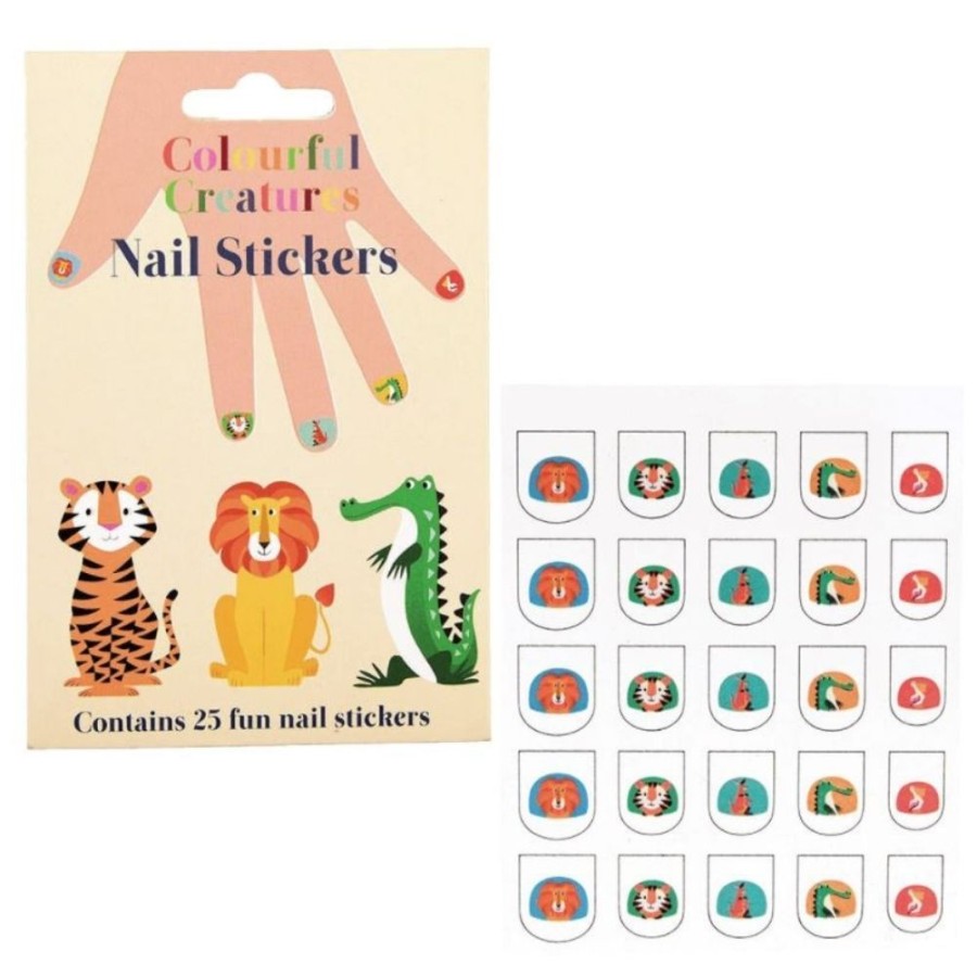 Rex London Rex London Colourful Creatures Nail Stickers | Toys Kids Dressing Up Accessories