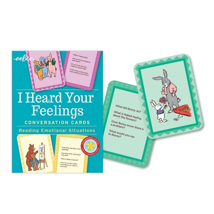 eeBoo Eeboo I Heard Your Feelings Conversation Cards | Toys Learning Toys