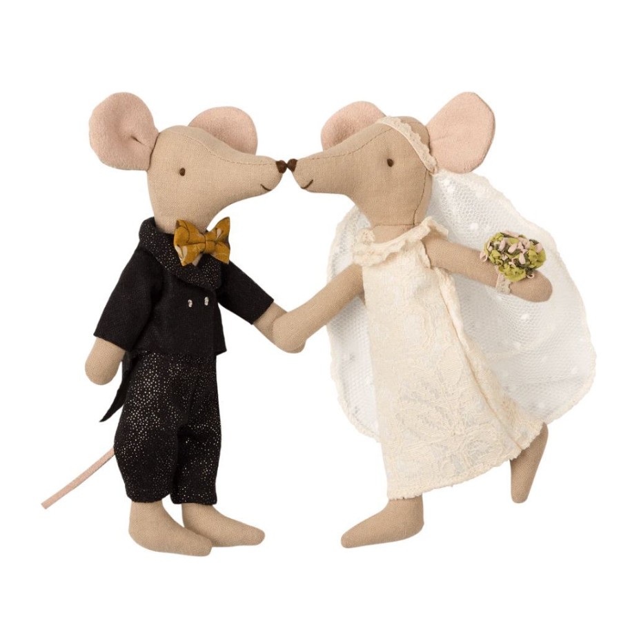 Maileg Maileg Wedding Mice Couple In A Box | Toys Soft Play Toys