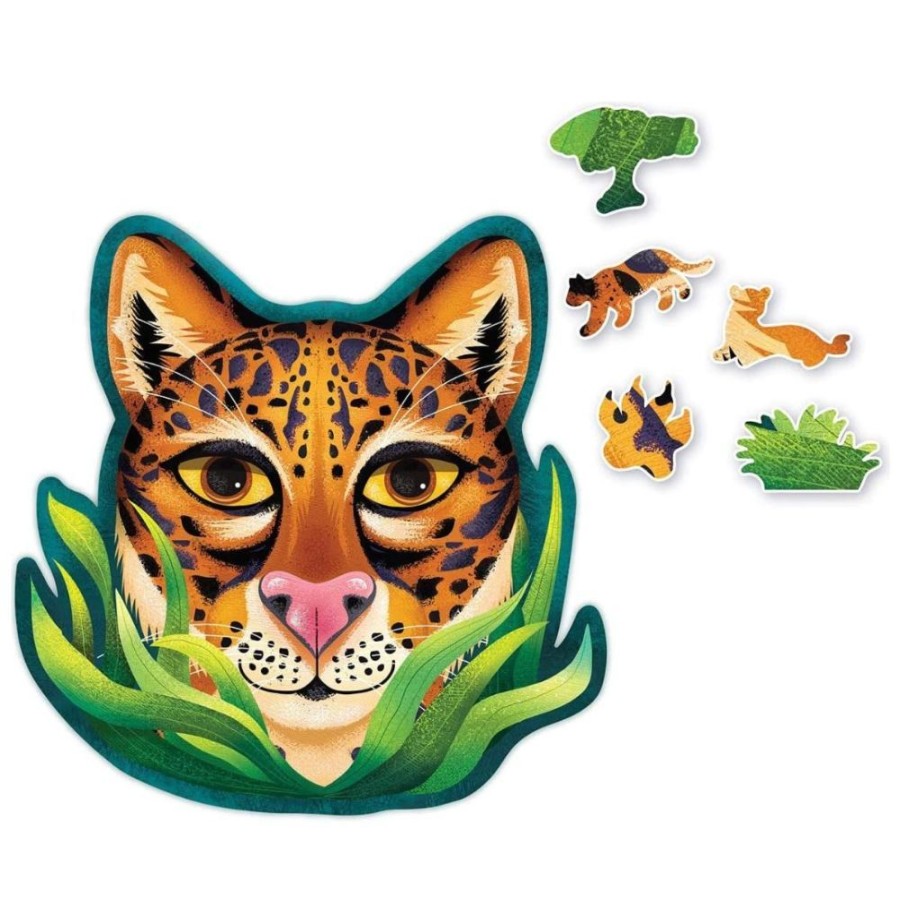 Peaceable Kingdom Peaceable Kingdom Jaguar Shaped 251 Piece Puzzle | Toys Jigsaw Puzzles