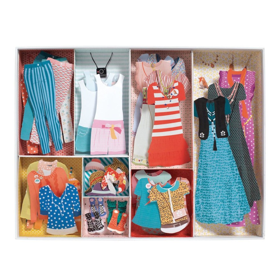 Djeco Djeco Paper Dolls: One Big Dressing Room | Toys Role Play Toys