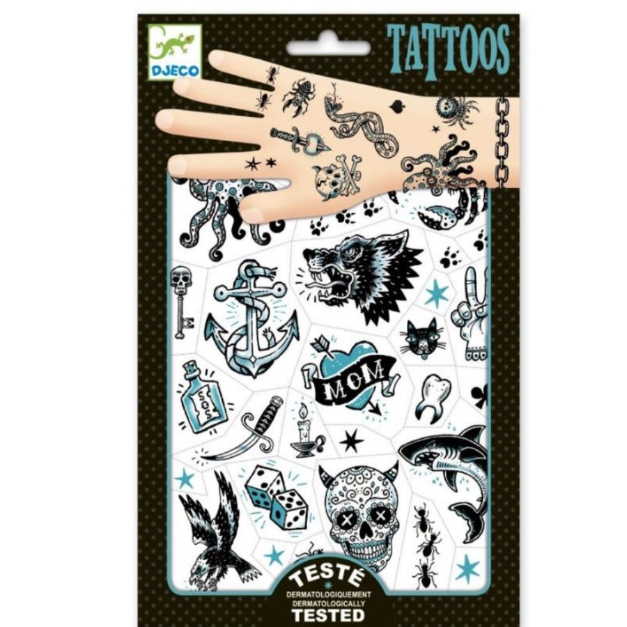 Djeco Djeco Tattoos Dark Side | Crafts For Kids Stickers And Transfers