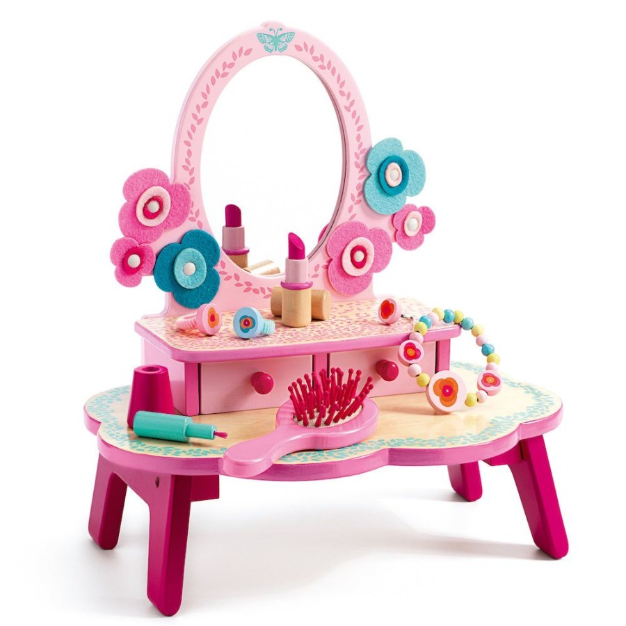 Djeco Djeco Flora Dressing Table | Toys Wooden Toys & Games