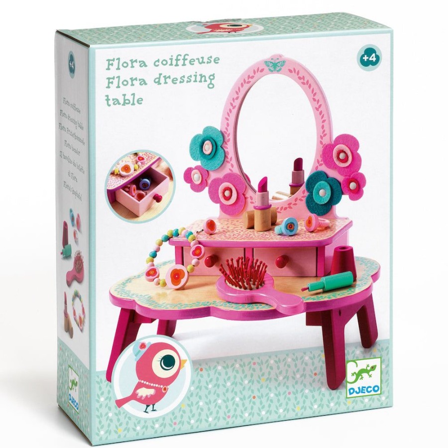 Djeco Djeco Flora Dressing Table | Toys Wooden Toys & Games