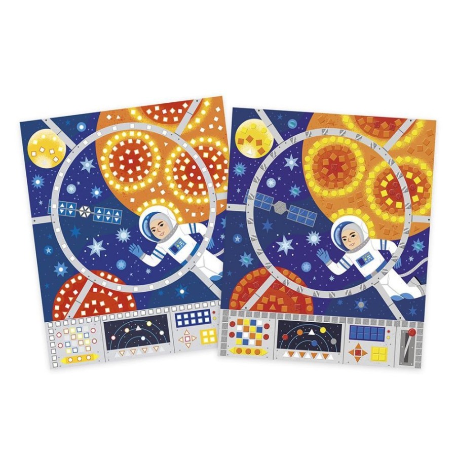 Janod Janod Mosaics - Space | Crafts For Kids Crafts For Boys