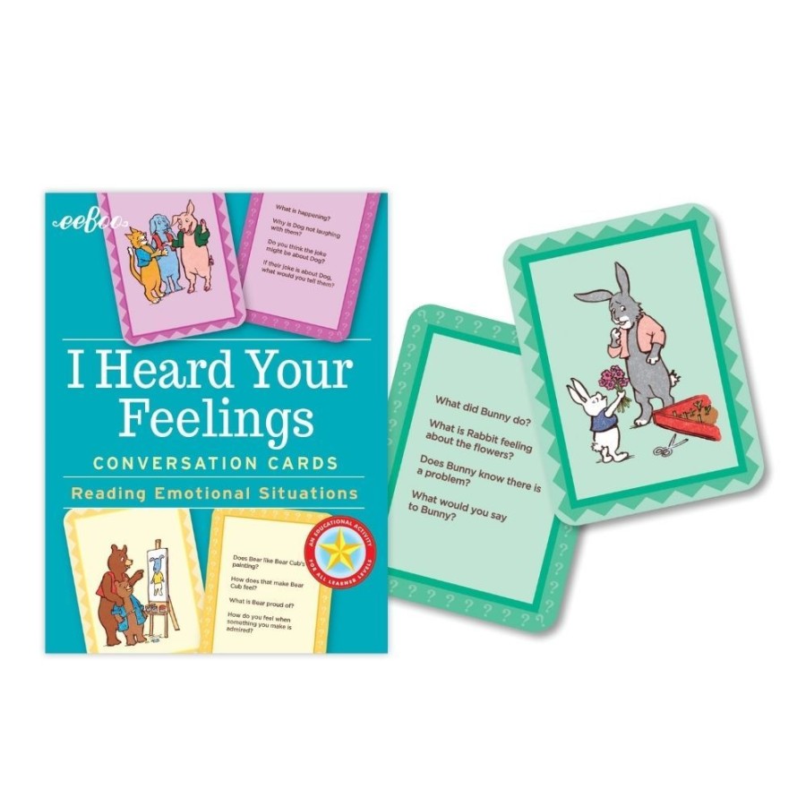 eeBoo Eeboo I Heard Your Feelings Conversation Cards | Toys Card Games