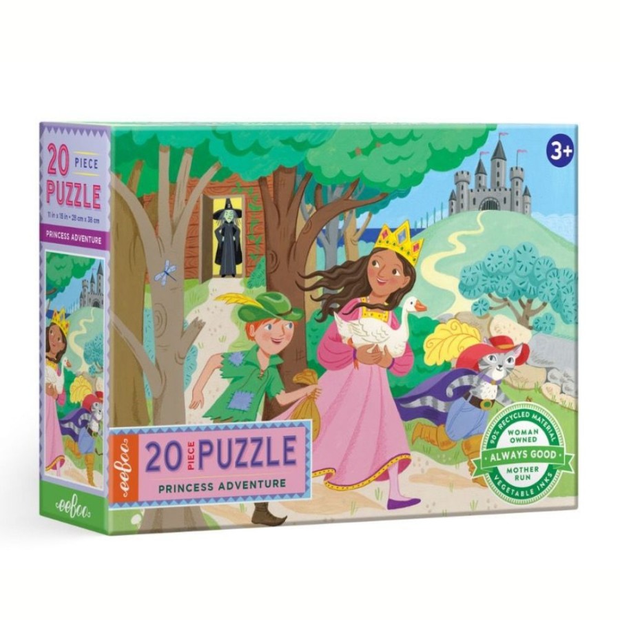 eeBoo Eeboo Princess Adventure 20 Piece Puzzle | Toys Jigsaw Puzzles