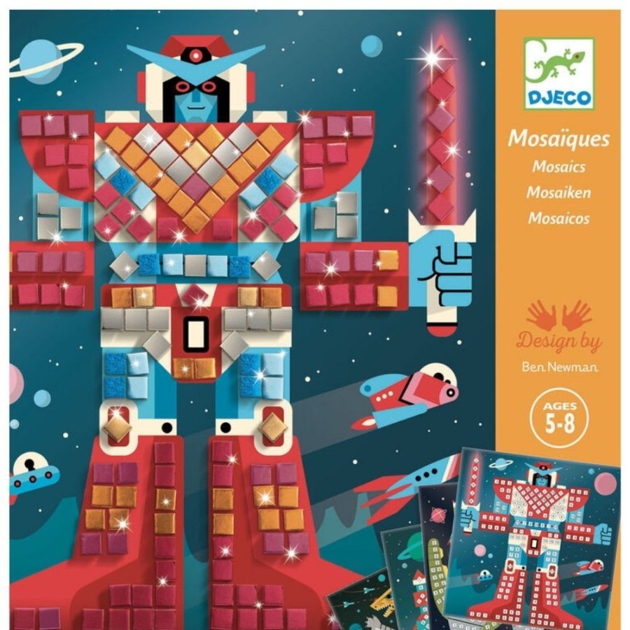 Djeco Djeco Mosaics - Space Battle | Crafts For Kids Collages