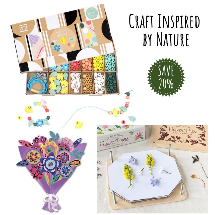 Rex London Inspired By Nature Craft Bundle - Save 20% | Sew & Knit Beads & Jewellery Making