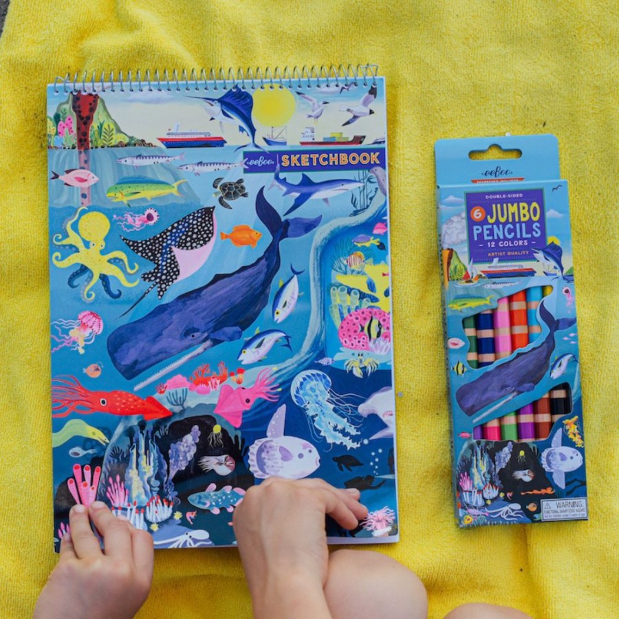 eeBoo Eeboo Under The Sea Sketchbook Bundle - Save 20% | Kids Art Art Supplies And Easels