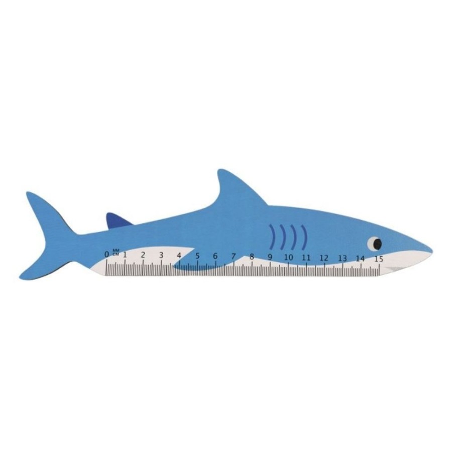 Rex London Rex London Shark Ruler | Kids Art Stationery And Diaries