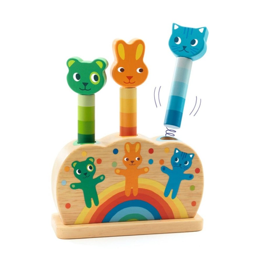 Djeco Pop Up Animals - Pipop Pidoo By Djeco | Toys Sensory Toys