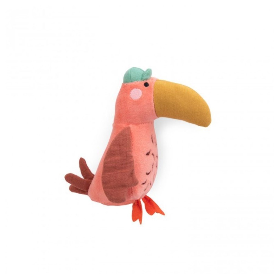 Moulin Roty Moulin Roty Toucan Rattle - Les Toupitis | Toys Soft Play Toys