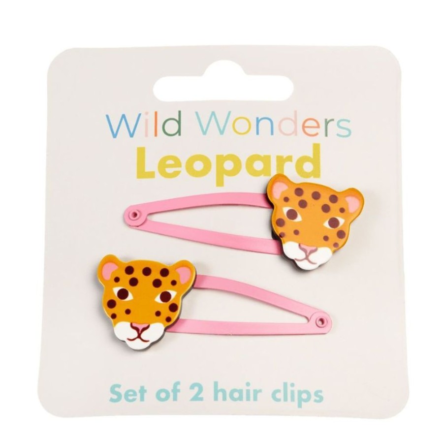 Rex London Rex London Wild Wonders Leopard Hairclips | Toys Kids Dressing Up Accessories