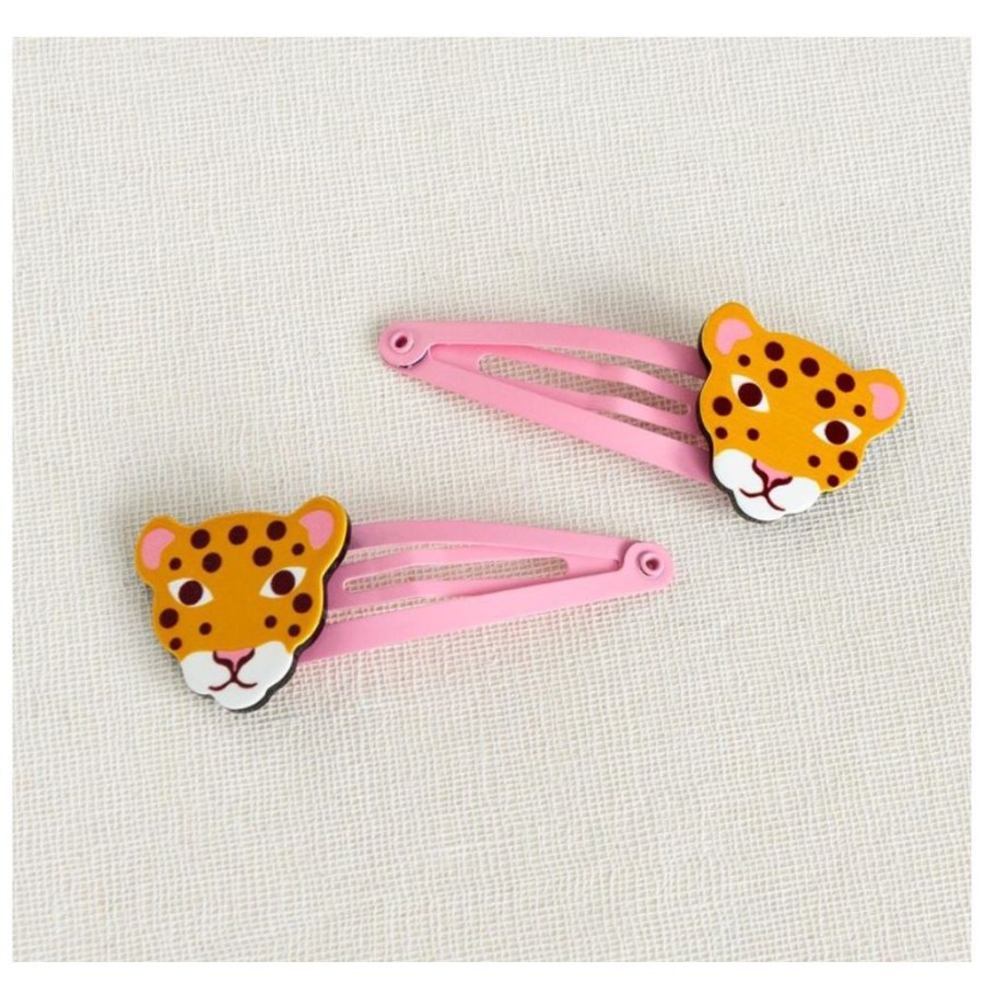 Rex London Rex London Wild Wonders Leopard Hairclips | Toys Kids Dressing Up Accessories