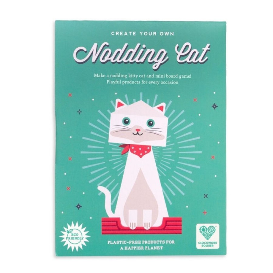 Clockwork Soldier Clockwork Soldier - Create Your Own Nodding Cat | Crafts For Kids Paper Modelling