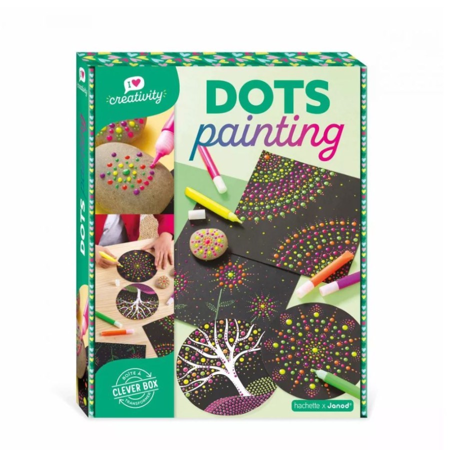 Janod Janod Dots Painting | Kids Art Painting Sets And Colouring By Numbers