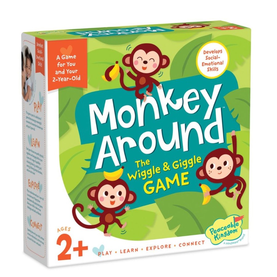 Peaceable Kingdom Monkey Around - Peaceable Kingdom First Game For Toddlers | Toys Board Games