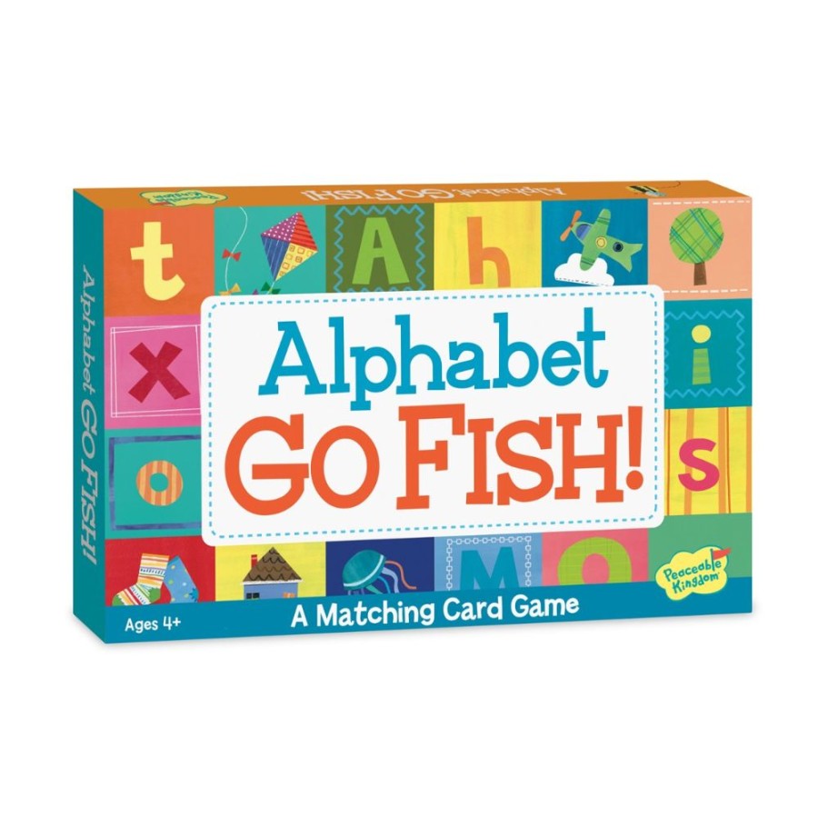 Peaceable Kingdom Peaceable Kingdom Alphabet Go Fish | Toys Toddler Games